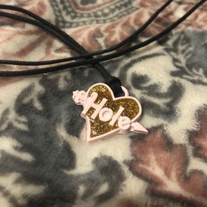 RARE Hole Courtney Love 1994 Heart Necklace